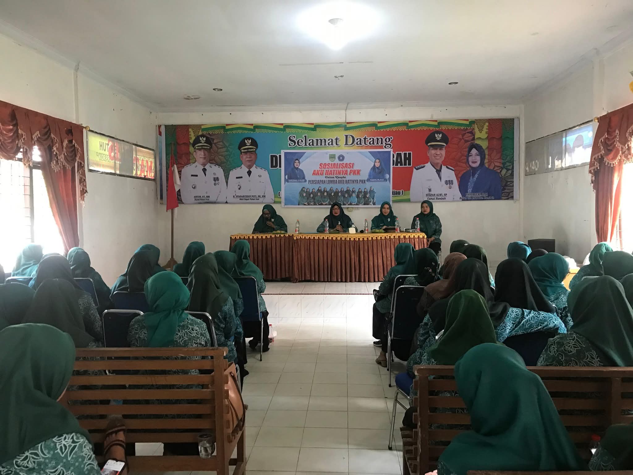 Arisan PKK tentang sosialisasi Aku Hatinya PKK